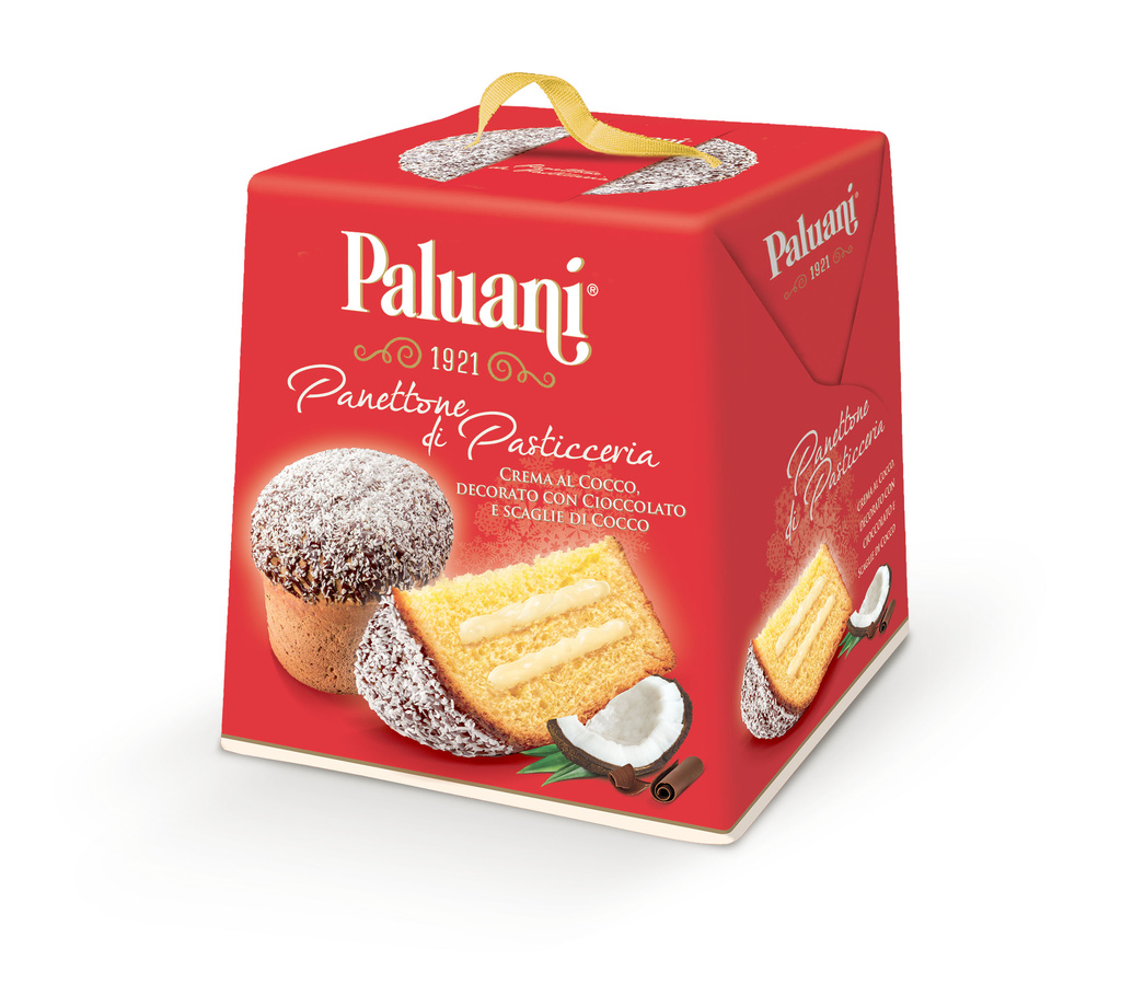 Panettone Crema Cocco Cioc. Paluani 750g - TROPICO